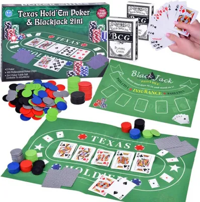 Produktbild von JOKOMISIADA 2in1 Poker- und Blackjack-Set