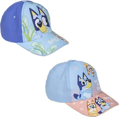 Produktbild von CERDÁ LIFE'S LITTLE MOMENTS Jungen Kindermütze mit Visier von Bluey, Blau und Orange Cap, One Size
