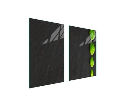 Obrázek produktu pro Skleněný Ochranný Panel Do Kuchyně 65X52 Basil
