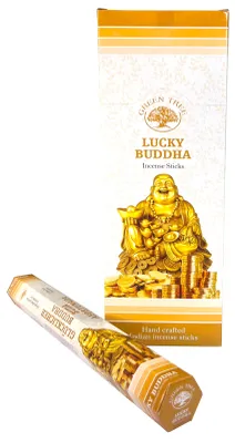 Obrázok produktu pre Vonné tyčinky Green Tree „Lucky Buddha“ Hexa, 20 ks
