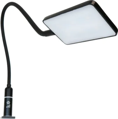 Produktbild von kalb | Flexible 4W LED Leseleuchte Nachttischlampe Bettlampe schwarz 1er Set schwarz