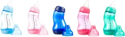 Produktbild von Difrax S Baby-Flasche + Sauger, 170ml Fassungsvermögen, -frei