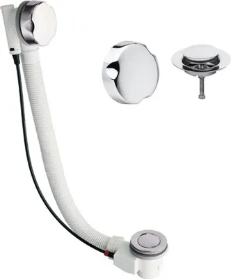 Immagine prodotto di MODELLO 06 Set di scarico con Bowden, lunghezza 675 mm, tappo 42 mm, cromo