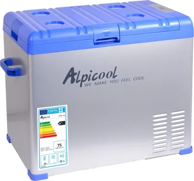 Produktbild von Compass 07092 - Kühlbox ALPICOOL mit Kompressor 50l 230/24/12V -20°C BLAU
