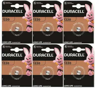 Produktbild von 6 x Duracell 1220 (6 Blister à 1 Batterie) 6 Batterien (CR1220)