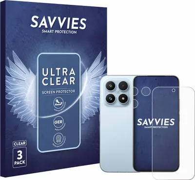 Produktbild von 6x Für Xiaomi 17 (Display+Kamera) Schutzfolie Savvies Displayschutz Display Schutz Folie Klar Transparent