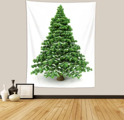 Obrázek produktu pro Vánoční strom gobelín, polyesterové gobelíny gobelín dárky pro vánoční dekorace, narozeniny a dekorace pokojů atd (150x130cm, barva 3)