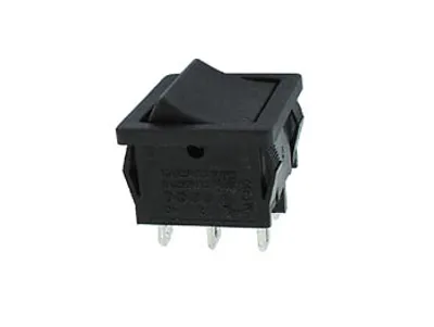 Zdjęcie produktu dla Przełącznik kołyskowy 5A-250V Dpdt On-On - czarny
