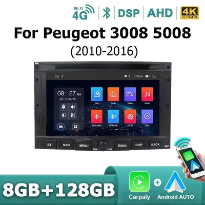 Obrázek produktu pro Autorádio – Multimediální přehrávač – 2DIN rádio – Bluetooth – Bezdrátové CarPlay – 7palcový dotykový displej