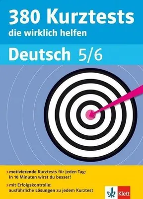 Produktbild von 380 Kurztests die wirklich helfen Deutsch 5/6