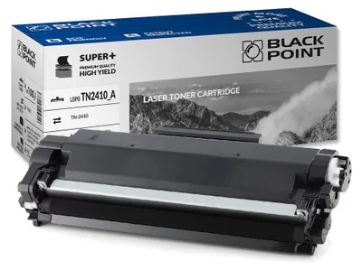 Zdjęcie produktu dla Czarny toner BLACK POINT, kompatybilny z modelami TN2410, TN2420, TN-2420, TN-2410, przeznaczony do drukarek Brother HL-L2350DW, HL-L2375DW, L2310D, L2370DN, DCP-L2530DW, DCP-L2510D, L2550DN, MFC-L2710Dw, MFC-L2750DW, L2710DN, L2730DW