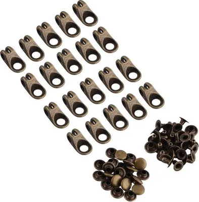 Produktbild von 20 Stück Bootsschnallen Bronze Wanderschuhe Reparatur