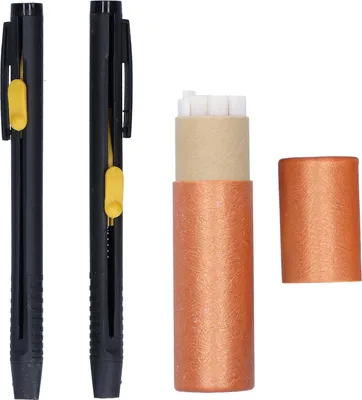 Produktbild von 2pcs Nähkreidestifte schärfen freie Plastikschneider mit Nachfüllungen für die Handwerksmarkierung