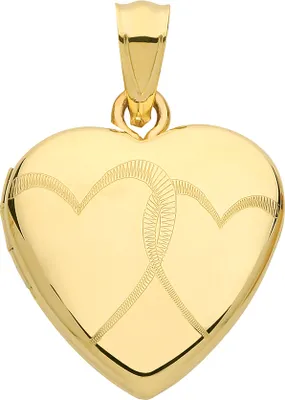 Image de Médaillon Femme Coeur Or 375/1000 - 24mm*17mm; TRS28079
