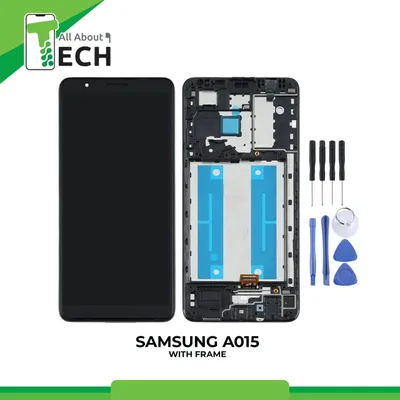 Produktbild von Original OEM für Samsung Galaxy A01 A015 LCD Display Touchscreen mit Rahmen Bildschirm