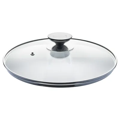 Image de Berndes Couvercle spécial en verre avec bouton en acier inoxydable, Verre de sécurité, Transparent, Ø 28 cm, 007028