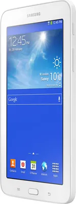 Produktbild von Samsung Galaxy Tab 3 Lite 7.0, 17,8 cm (7"), 1024 x 600 Pixel, 8 GB, 1 GB, Android, Weiß