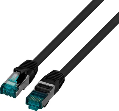 Produktbild von Patchkabel RJ45 S/FTP Kat. 6A LSZH schwarz 3m