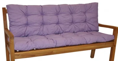Obrázek produktu pro Polstr na zahradní lavičku 150 cm - látka fialový melír