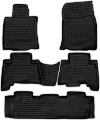 Produktbild von ELEMENT Gummi-Fußmatten 3D für TOYOTA Land Cruiser Prado, 2009-2013, 5 tlg.