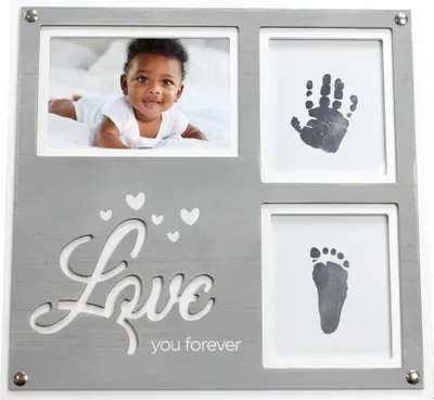 Produktbild von Happy Hands Vintage Frame Print Kit "Liebe dich für immer"
