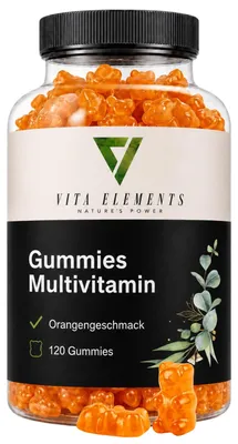 Vita Elements Multivitamine Gummies, losse verpakking.