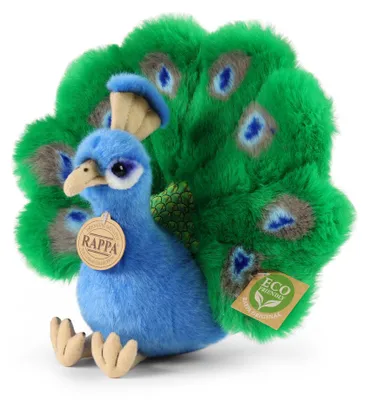 Produktbild von Plüsch-Pfau 22 cm ECO-FRIENDLY