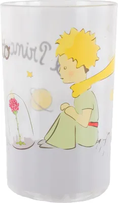 Produktbild von Der kleine Prinz Trinkbecher für Kinder durchsichtig ca. Ø 6 x 10 cm