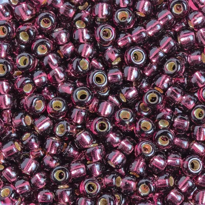 Produktbild von Miyuki-Rocailles, 2,5 mm, 12 g silverlined Amethyst