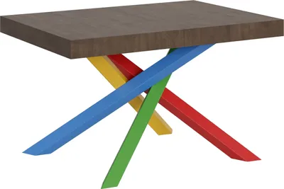 Produktbild von ITAMOBY - Ausziehtisch 120/224x90 cm Volantis Nussbaum Tischbeinein 4/B Farbkombination