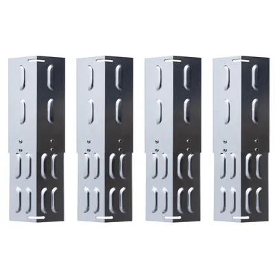Image de TAINO Set de 4 Couvre-brûleurs universels en acier inoxydable Taille réglable Distributeur de flammes