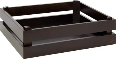 Produktbild von APS 11627 Holzbox SUPERBOX, Akazienholz, 35 x 29 cm, Höhe 10,5 cm, schwarz