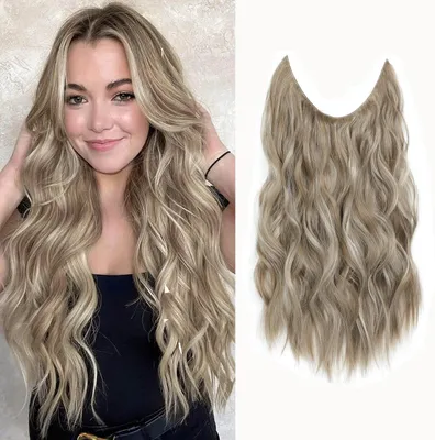 Zdjęcie produktu dla Syntetyczne pasemka do włosów, 50 cm, kręcone