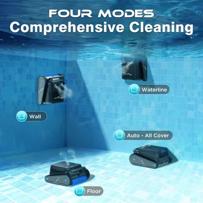 Image de Aspirateur robot pour piscine - Nettoyeur de piscine - Robot de nettoyage de piscine - Aspirateur de piscine - Robot aspirateur pour piscine