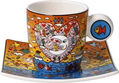Obrázok produktu pre Goebel James Rizzi Espresso šálek Romantika mora