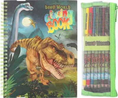 Obrázok produktu pre DEPESCHE DINO World omaľovánka s pastelkami