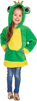 Produktbild von Frosch Frösche König Kostüm Froschkostüm Märchen Froschkönig Tier Kinder Mädchen 104