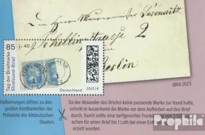 Produktbild von Briefmarken BRD 2023 Mi Block91 (kompl.Ausg.) postfrisch Stralsund-Brief