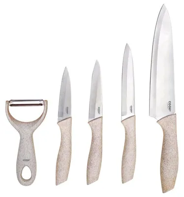 Obrázok produktu pre CMP KD33011 Sada kuchynských nožov a škrabky – 5-dielna (4 nože + 1 škrabka)