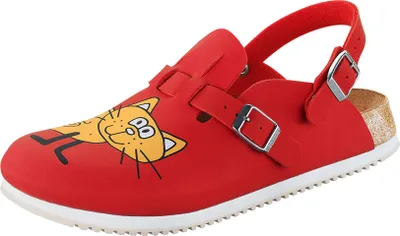 Produktbild von Birkenstock Kay SL Katze rot schmale Weite Gr. 40