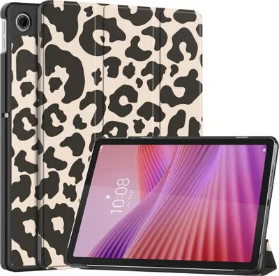 Image de imoshion Design Trifold Bookcase pour Lenovo Tab (2025) - Leopard