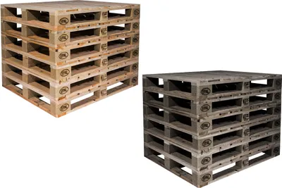 Produktbild von Europaletten Tauschpaletten Holzpaletten Holz Paletten Möbel Garten Palettenmöbel, Menge:10 Stück, Sorte:2. Wahl