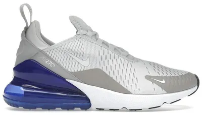Obrázek produktu pro Nike Air Max 270, barva: světle šedá (Vast Grey), modrá (Racer Blue) - velikost EU 46