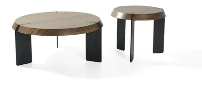 Produktbild von Rund Beistell Tische Luxus Design Braun Tisch Kaffee Wohnzimmer Neu