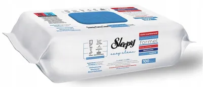 Immagine prodotto di Panni per la pulizia delle superfici Sleepy Easy Clean - blu (100 panni)