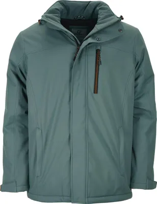 Produktbild von Crossfield Herren Funktionsjacke mit Netz- und Taftfutter - Wasserdichte Outdoor-Jacke mit Stehkragen in Olive Größe 52