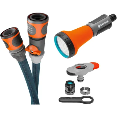 Obrázok produktu pre Gardena Liano™ Xtreme Textilná Hadica 10 M S Adaptérom Pre Vnútorné Vodovodné Kohútiky 18490-20