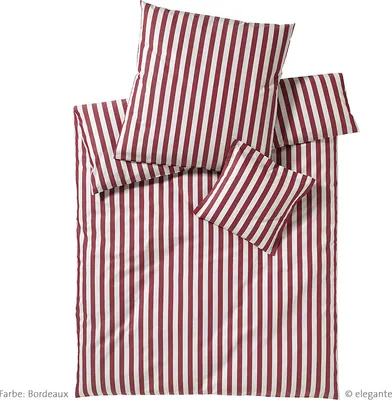 Produktbild von elegante Perkal-Bettwäsche-Garnitur Lido Farbe marine Größe 155x220cm + 80x80