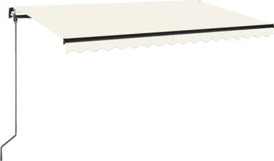 Immagine prodotto di Tenda da Sole Retrattile Manuale con LED 400x350 cm Crema