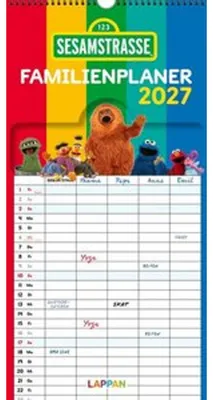 Produktbild von Sesamstraße Familienkalender 2027